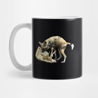 African Painted Wolf aka African Painted Dog Mug